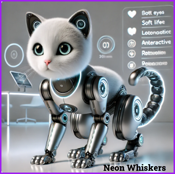 Neon Whiskers-AI Pussy Cat-01-Concept Design